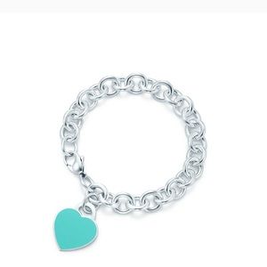 Tiffany Blue Heart Bracelet